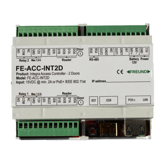Freund FE-MF-WR Installation Manual