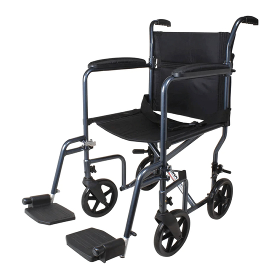 Carex Transport Chair Instructions