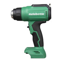 Metabo Hpt RH18DA Safety Instructions And Instruction Manual