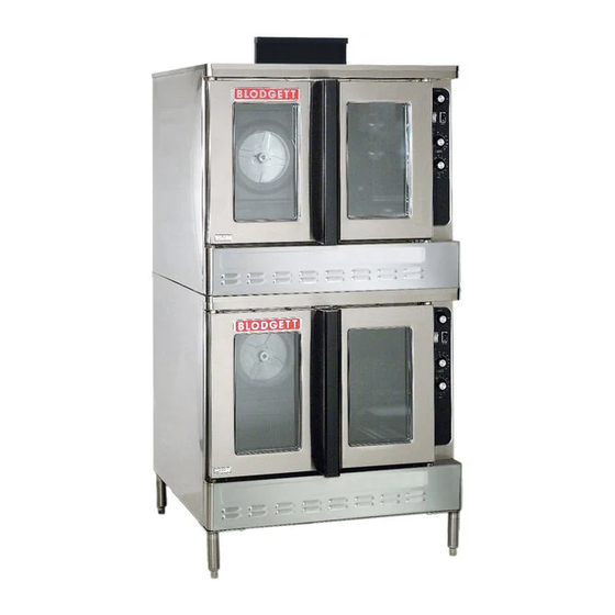 Blodgett DFG-200 Series Manuals