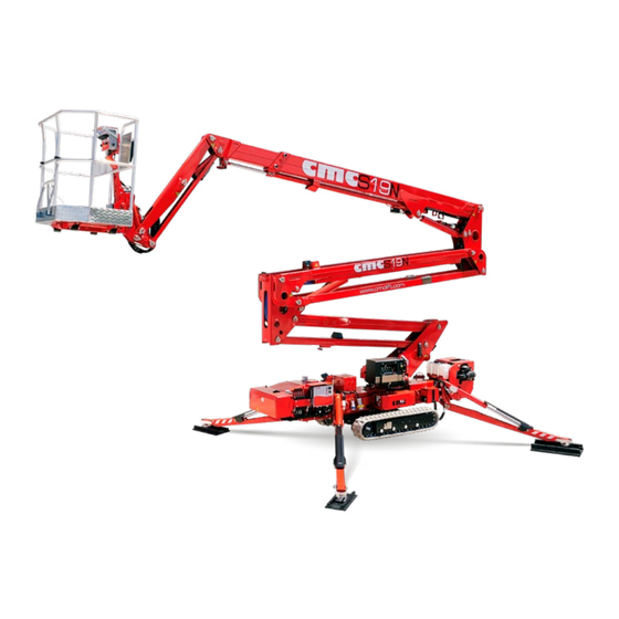 CMC S19N Use And Maintenance Manual