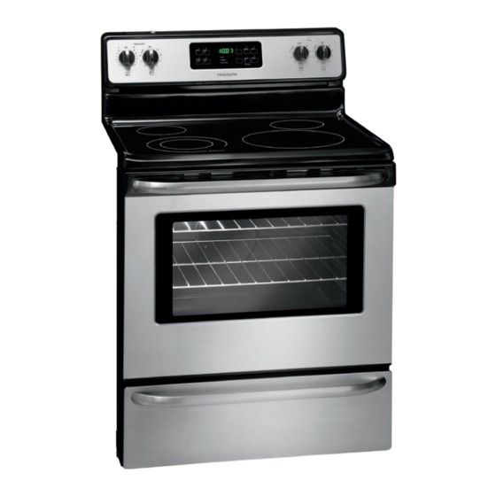 Frigidaire FREESTANDING RANGE FFEF3048L S Specifications
