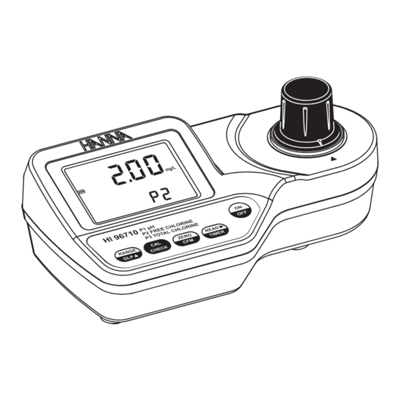 Hanna Instruments HI 96710C Manuals