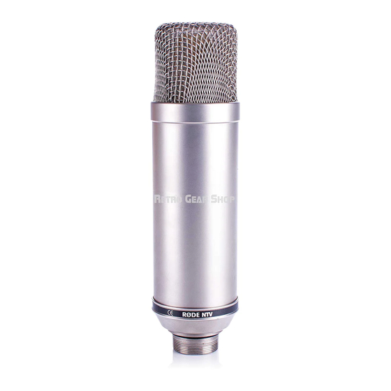 RODE Microphones NTV Gcm 10 S Professional