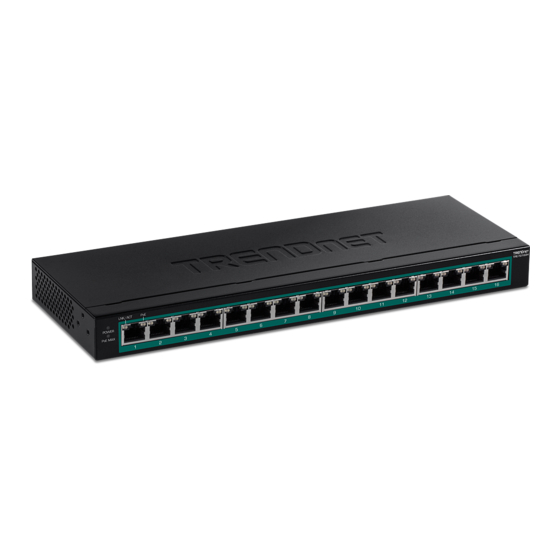 TRENDnet TPE-TG160H Quick Installation Manual
