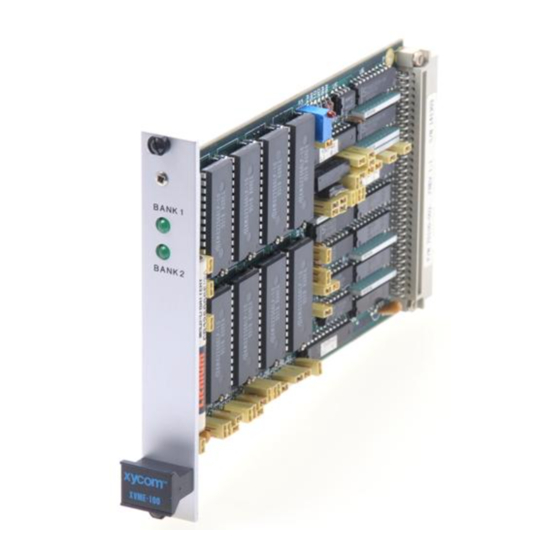 Xycom XVME-100 Manual