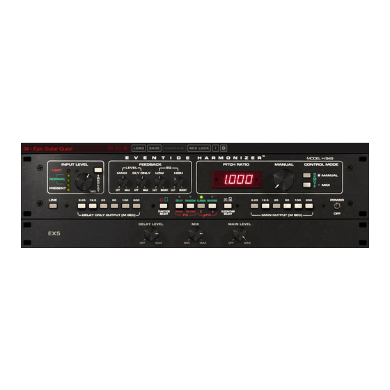 Eventide H949 User Manual
