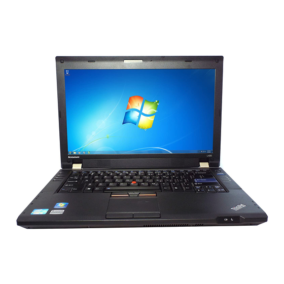 Lenovo ThinkPad L420 Guia Do Usuário