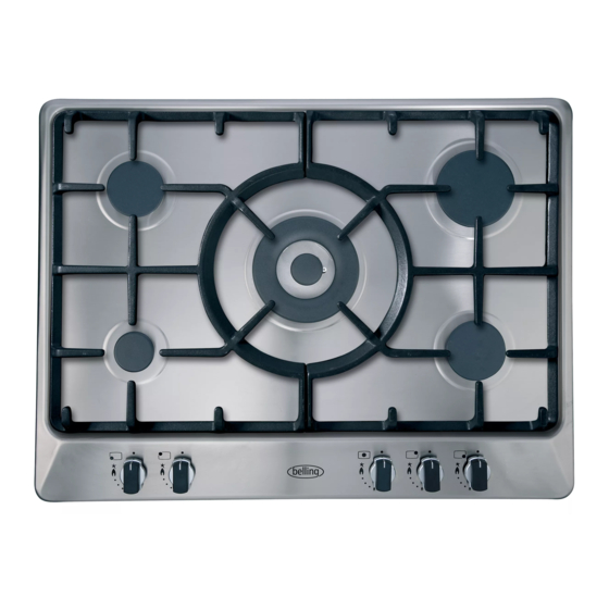 Belling SCGHU60GC Users Manual & Installation Handbook