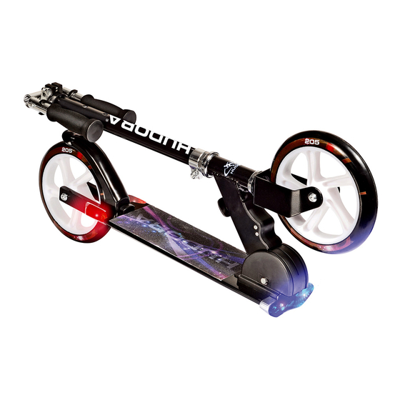 Hudora L205 Instructions On Assembly And Use