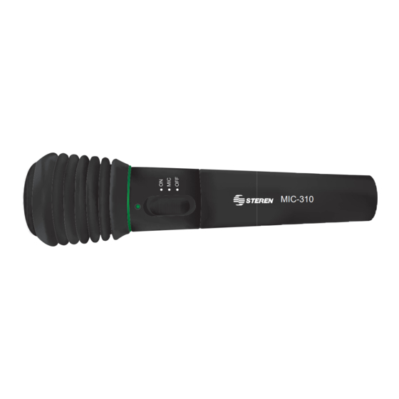 Steren MIC-310 Instruction Manual