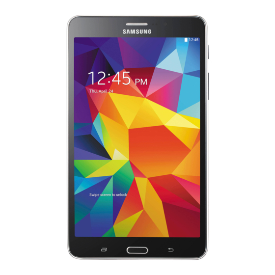 Samsung Galaxy Tab 4 7.0 Manuals