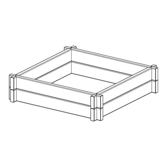 Eden The Huntington Raised Planter Bed Assembly Instructions