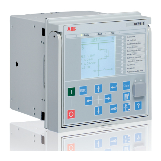 ABB Relion 615 ANSI Series Technical Manual