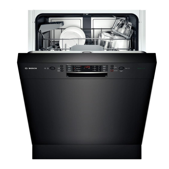 Bosch SGE63E06UC - Evolution 24" Special Application Dishwasher FR Operating Instructions Manual