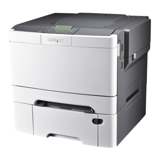 Lexmark C54x Product Study Manual