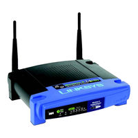 Linksys WRT54GL - Wireless-G Broadband Router Wireless User Manual