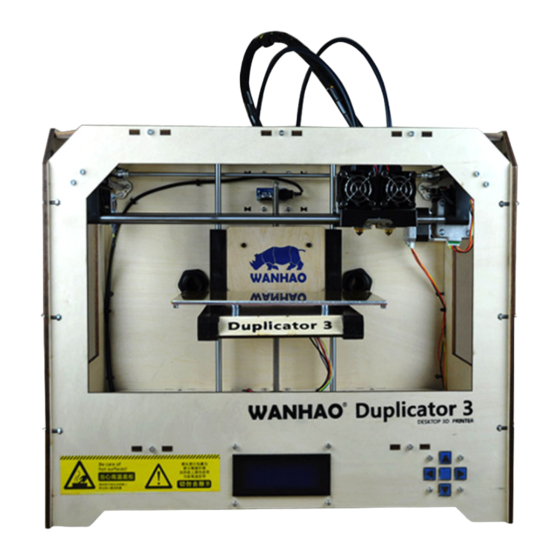 WANHAO Duplicator 3/4 User Manual