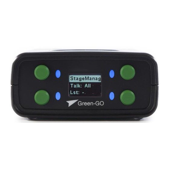 Green-Go GGO-SI2WR Manuals