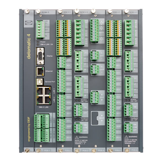 Deif Delomatic 4 Replacement Instructions