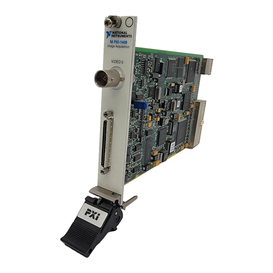 National Instruments PXI-1409 Getting Started