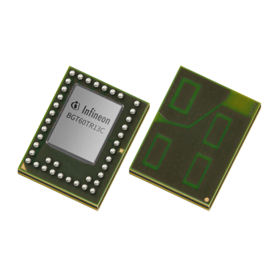 Infineon XENSIV BGT60TR13C User Manual
