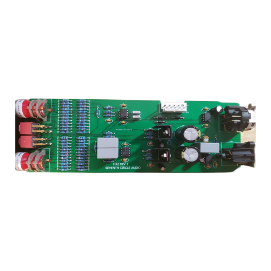 Seventh Circle Audio H32 Manual