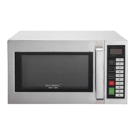 maestrowave MW10T Microwave Oven Manuals