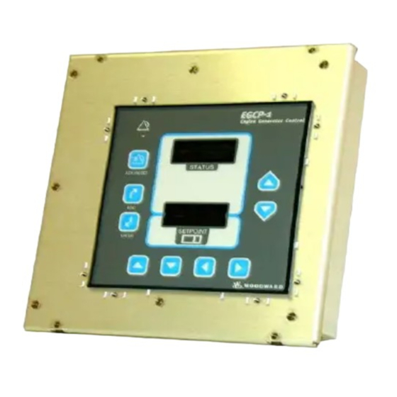 Woodward EGCP-1 Operation And Users Manual