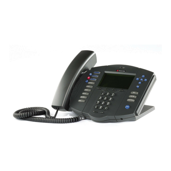 Polycom SoundPoint IP 500 User Manual