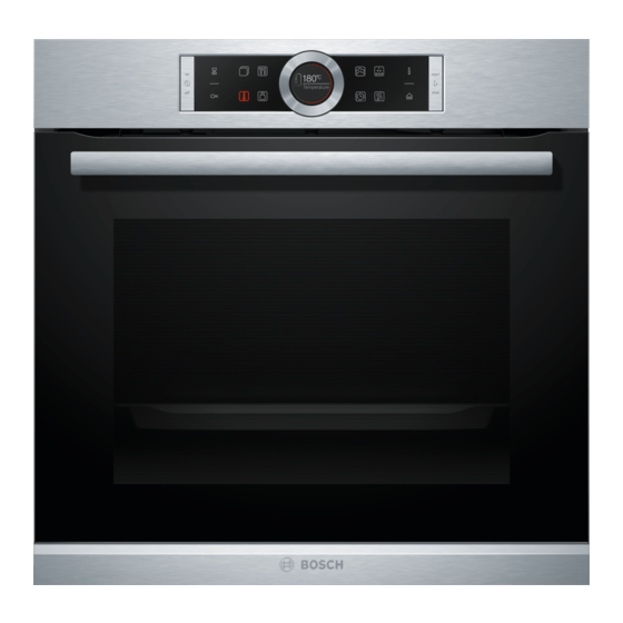 Bosch HRG635B 1 Series User Manual And Installation Instructions