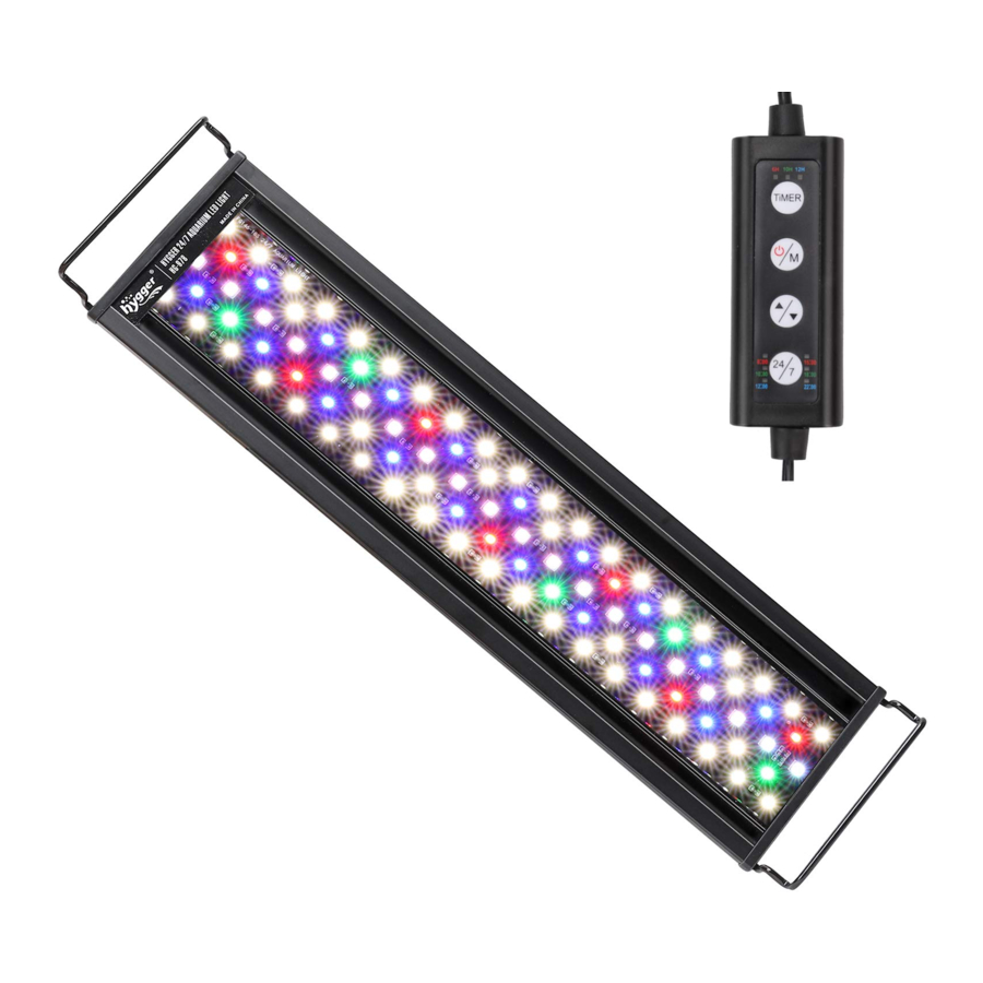 HYGGER HG-978 - Planted + 24/7 Aquarium Extendable LED Light Manual ...