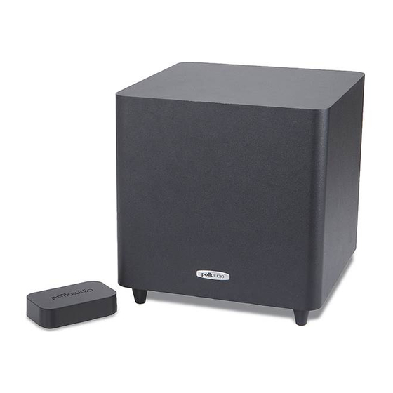 Polk Audio PSWi225 Owner's Manual