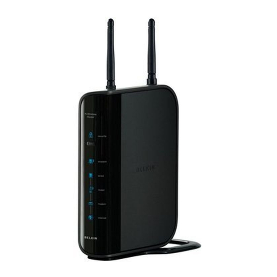 Belkin N Wireless Router Specifications