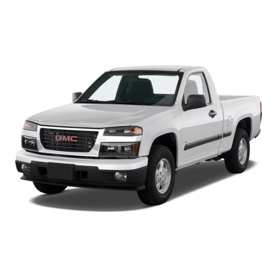 GMC Canyon 2009 Getting To Know Manual