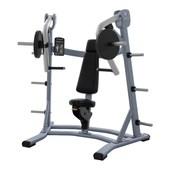 Precor Discovery Series Plate Loaded Line Owner's Manual