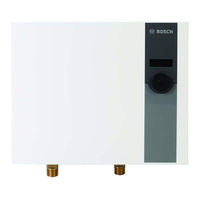 Bosch TRONIC 6000C WH27 Installation Manual And Operating Instructions