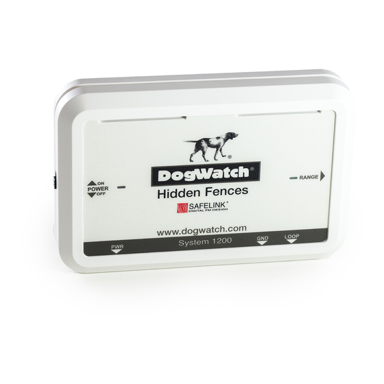 DogWatch 1200 Operating Instructions Manual