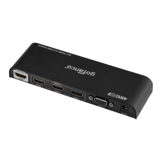 gofanco HDRswitch3P User Manual