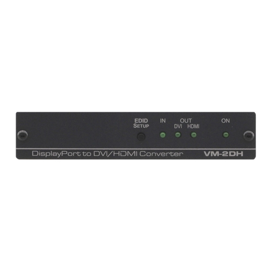 Kramer VM-2DH Quick Start Manual