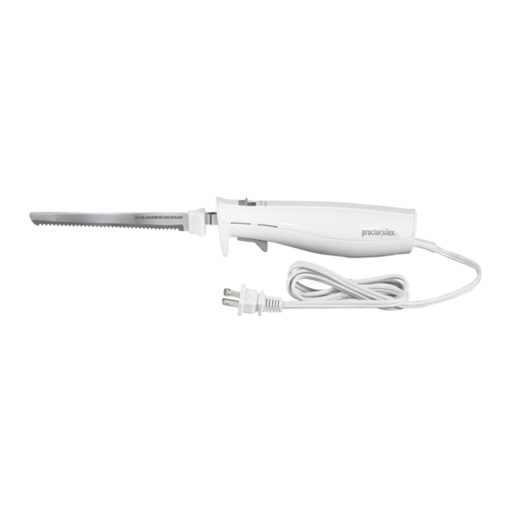 Proctor-Silex 74250R Read Before Use