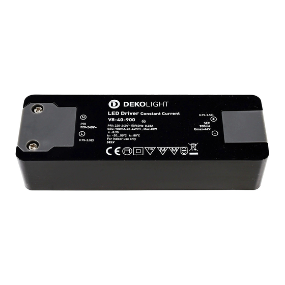 DekoLight V8-40-900 Product Notes
