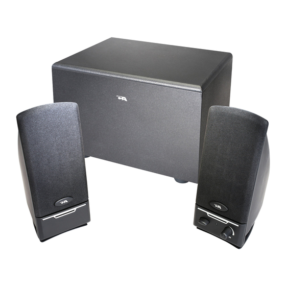 Cyber Acoustics CA-3000 Owner's Manual
