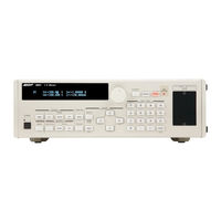 ADCMT 4601 I-V Meter Operation Manual
