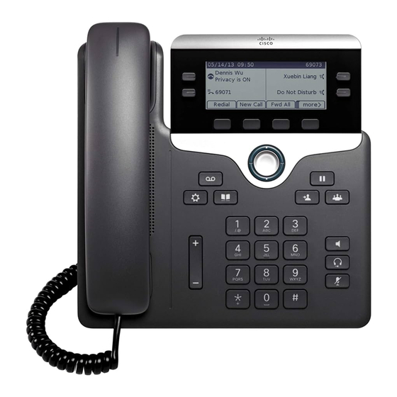Cisco 7800 Series Quick Start Manual