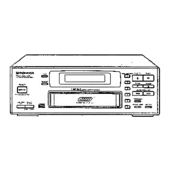 Pioneer PD-P910M Service Manual