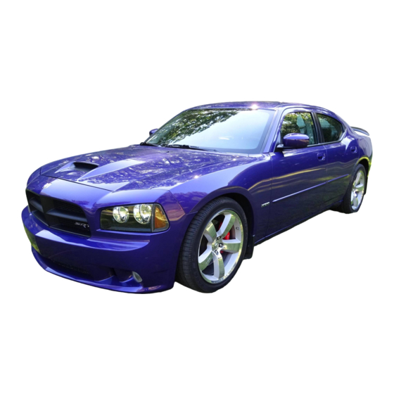 Dodge 2007 Charger SRT8 Owner's Manual