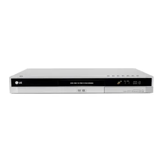 LG DR175 Service Manual