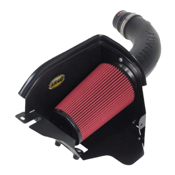 Airaid Intake System Installation Instructions