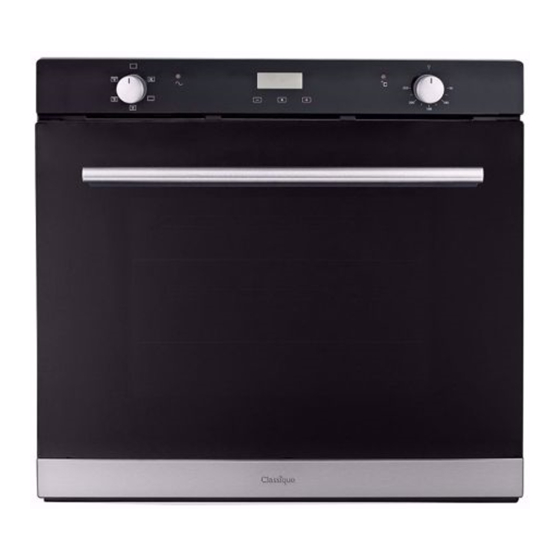 Classique CLO65XLSS Single Wall Oven Manuals